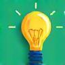 Discovery and Conceptualization Icon - Idea lightbulb